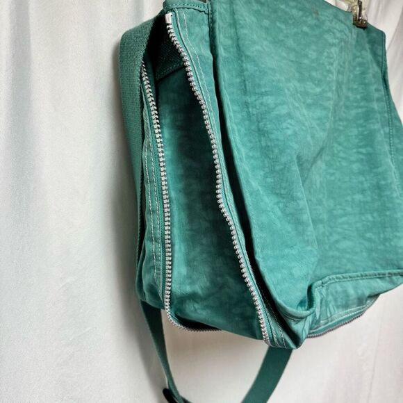 Kipling Expandable Teal Satchel - Picture 4 of 6